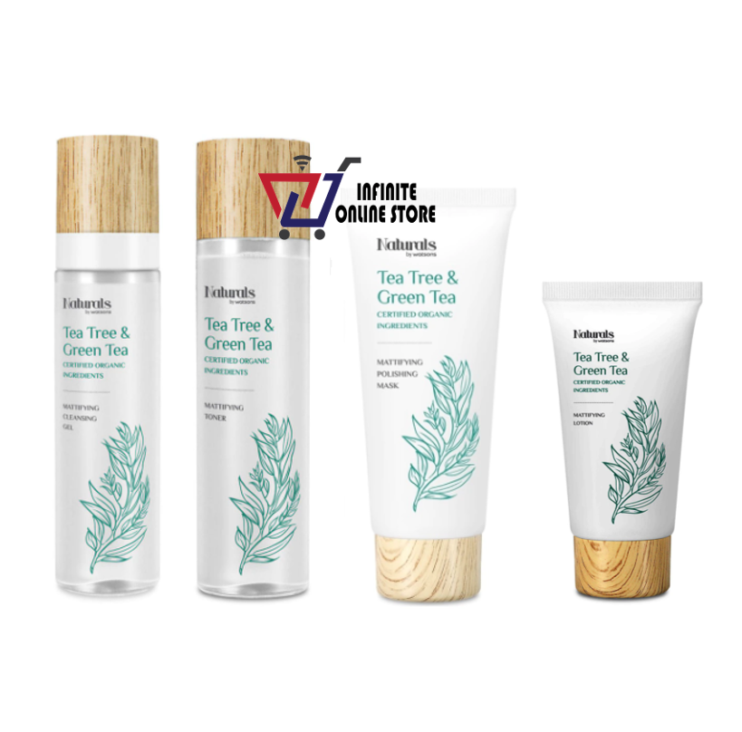 Gambar NATURALS BY WATSONS Tea Tree   Green Tea Series (Cleanse Gel   Toner   Lotion   Polishing Mask   Mask)