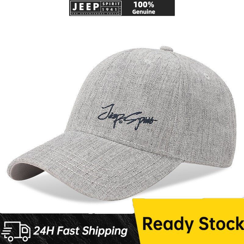 JEEP SPIRIT 1941 ESTD Spring and Autumn Outdoor Adjustable Casual Hat Unisex Letter Embroidered Snapback Baseball Hat Sun Protection Hat ราคา 370 บาท*ส่งฟรี