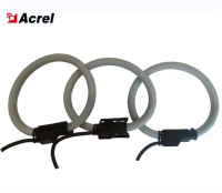 Acrel split core rogowski coil current transformer 1 set 3 pcs BR-150 5000A/100mV inner diameter 150mm open loop high accuracy current sensor CT for ADW300 wireless energy meter