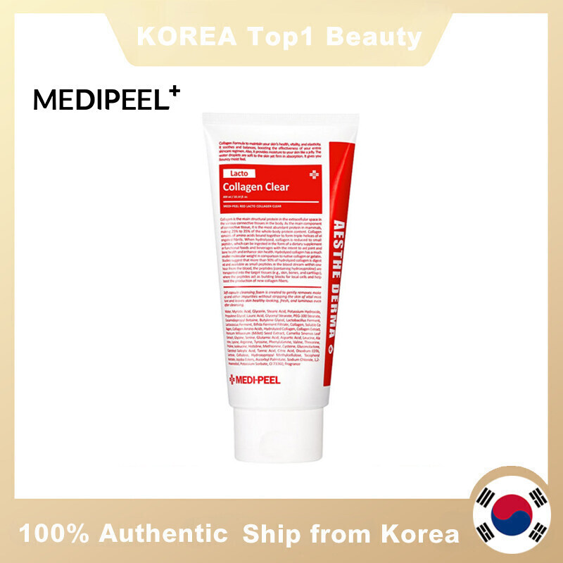 MEDIPEEL Red Lacto Collagen Clear 2.0 Bouncy Skin Cleansing Foam 120ml / 300ml