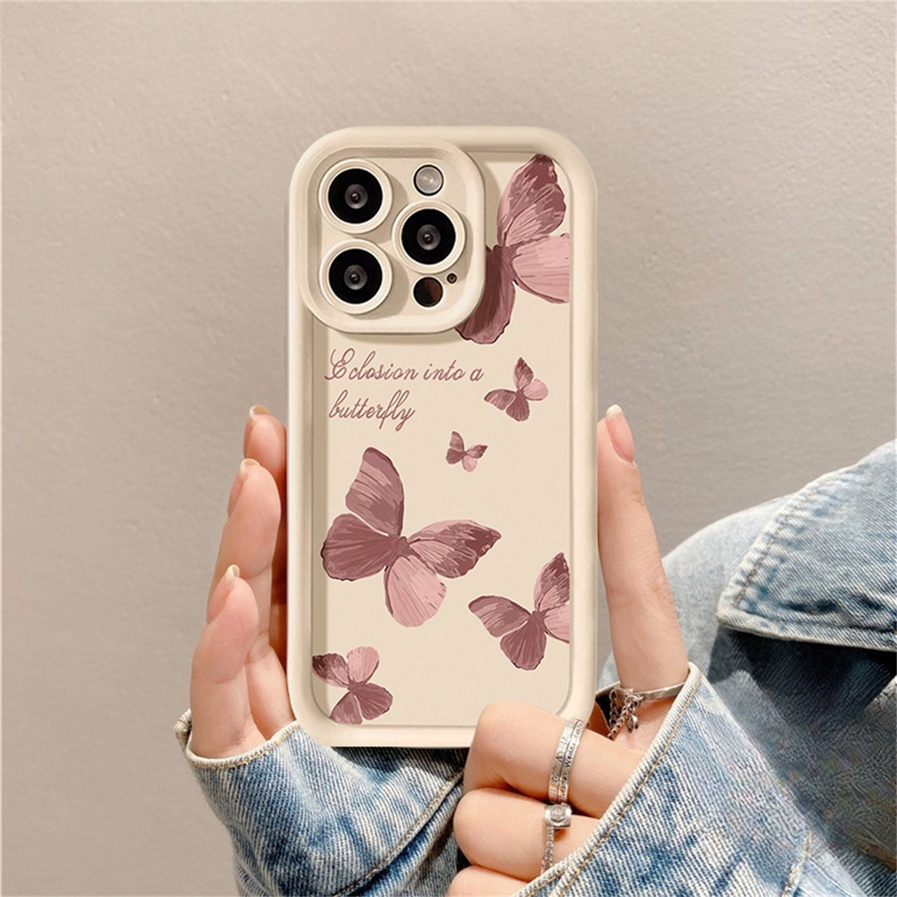 Butterfly Phone Case For Iphone Silicone Protective Cover_voghion.com