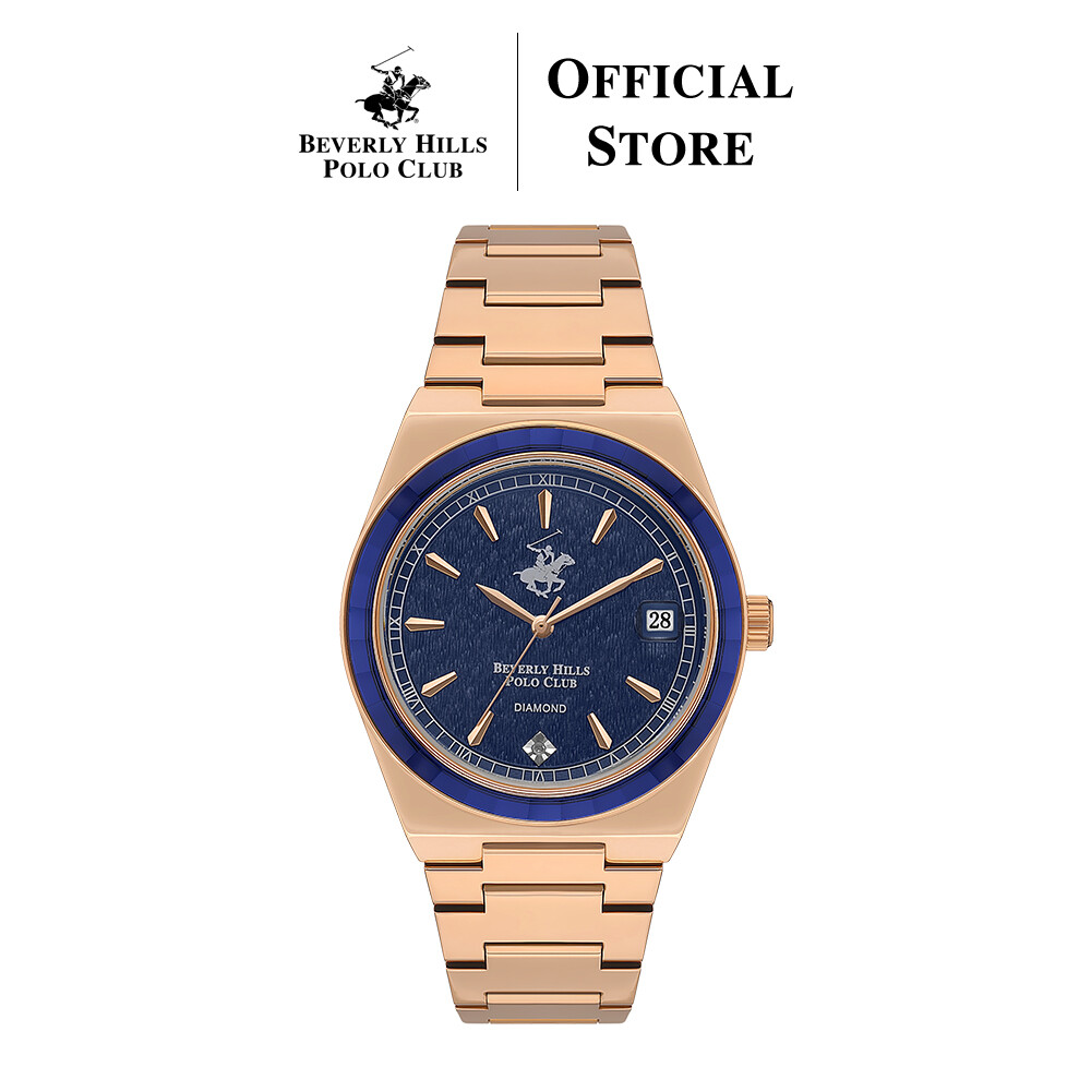 Beverly Hills Polo Club BHPC Men's Stainless Steel Quartz Watch