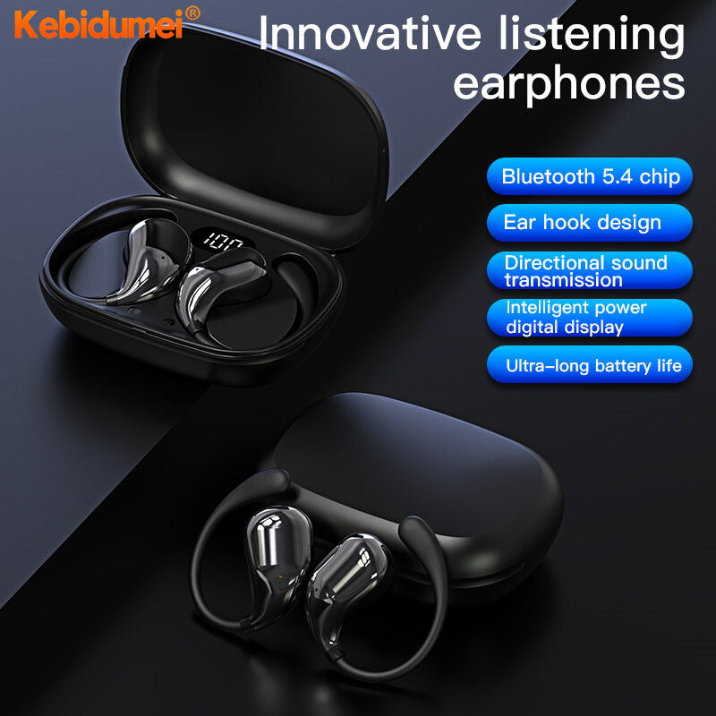 Kebidumei Wireless Touch Bluetooth Earphones 5.4 Pair Ear On Ear Wireless Headphones Game Call Noise Reduction And Comfortable Music Earphone Charging Compart ราคา 39 บาท*ส่งฟรี