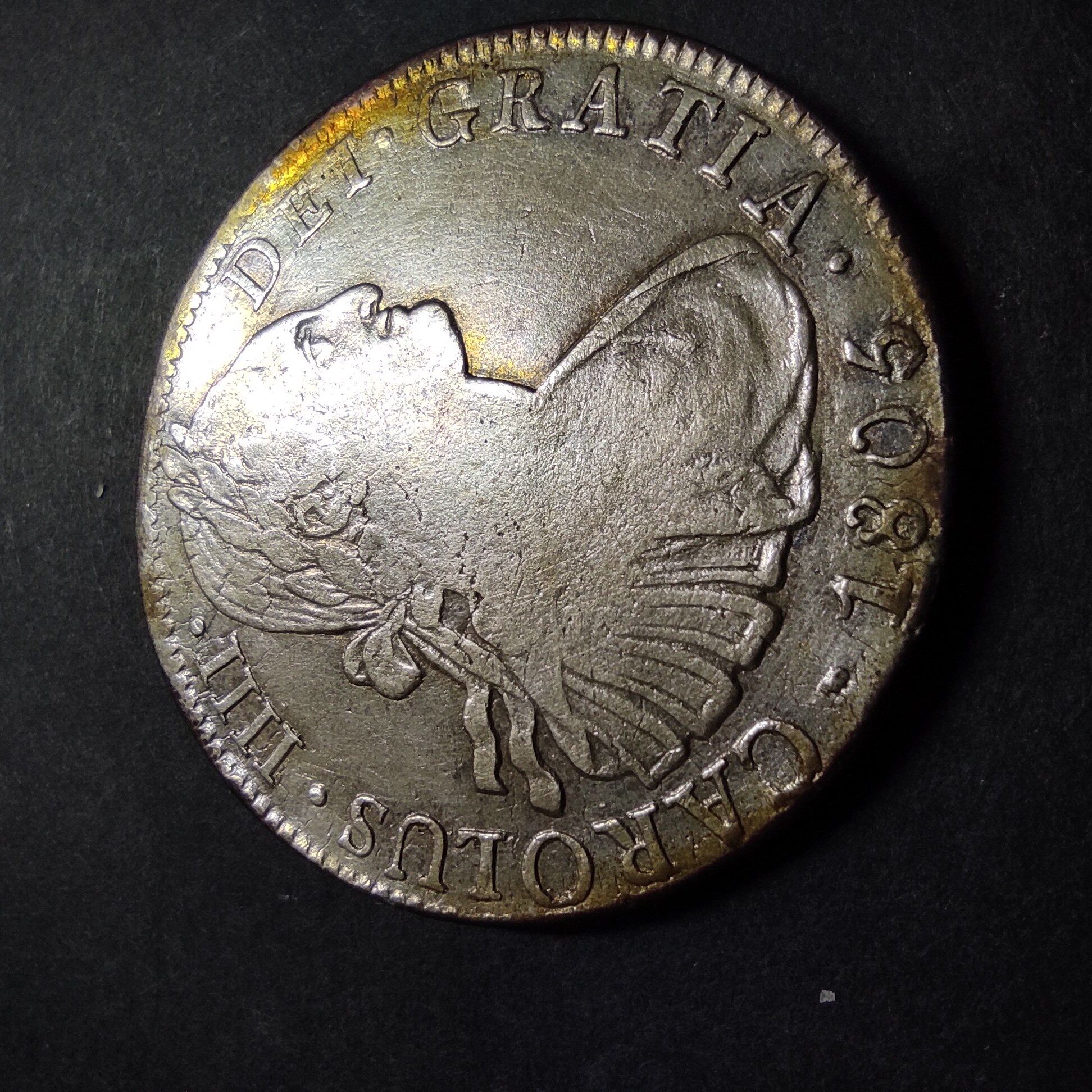 Waterr x Spanish Ran – The Policy Kings Mexico Spanish Colony Old Silver Coin King Charles IV 8 Reales