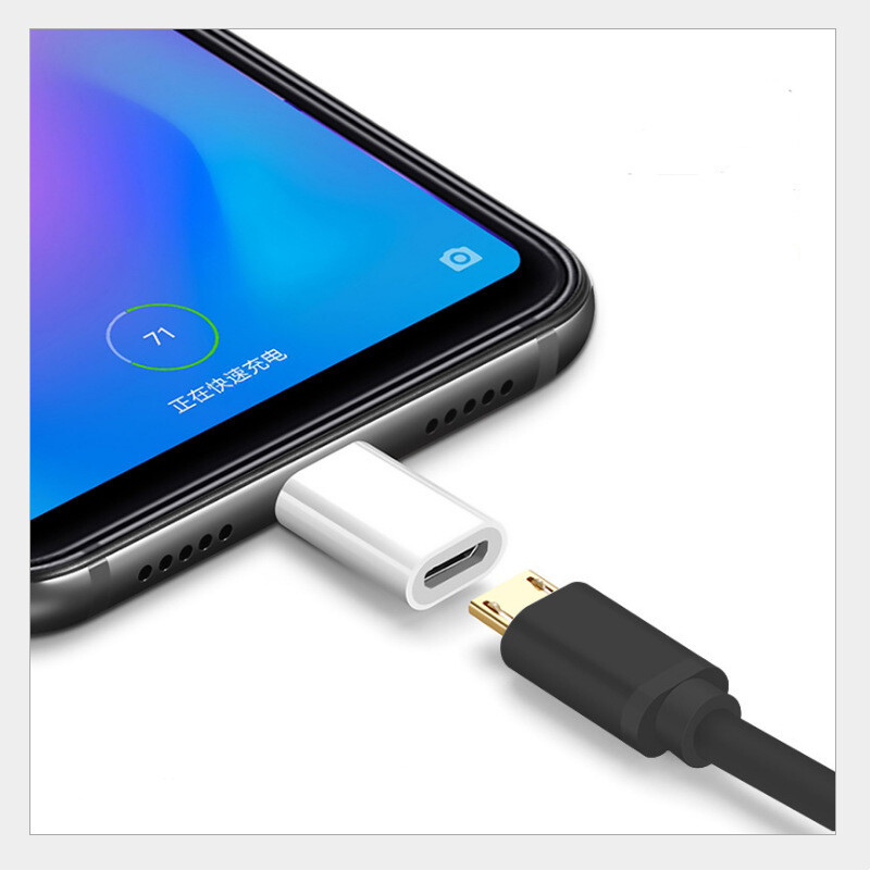 1 bộ chuyển đổi type c 3.1 male sang đầu cái micro usb usb c