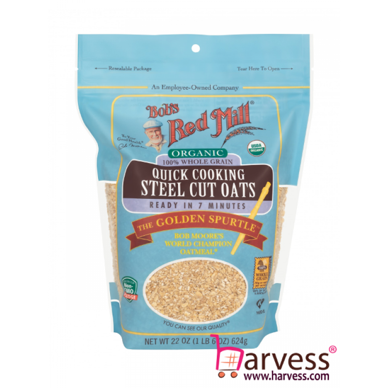bobs red mill organic quick cooking steel cut oats