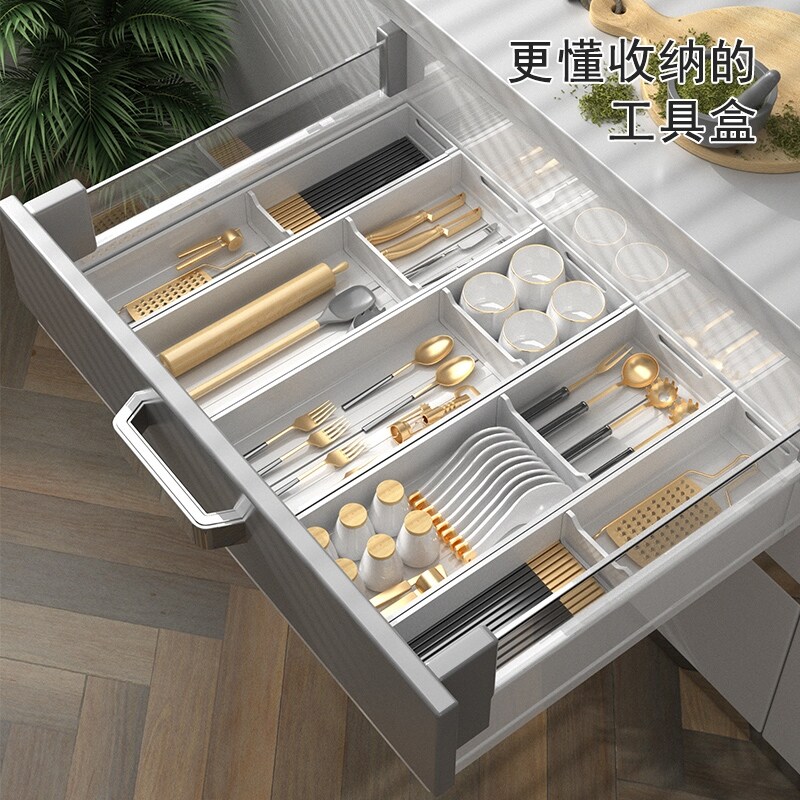 Gambar Kitchen drawer space cutlery boxes home ambry built in frame fork chopsticks shelf kitchen utensils and appliances is received