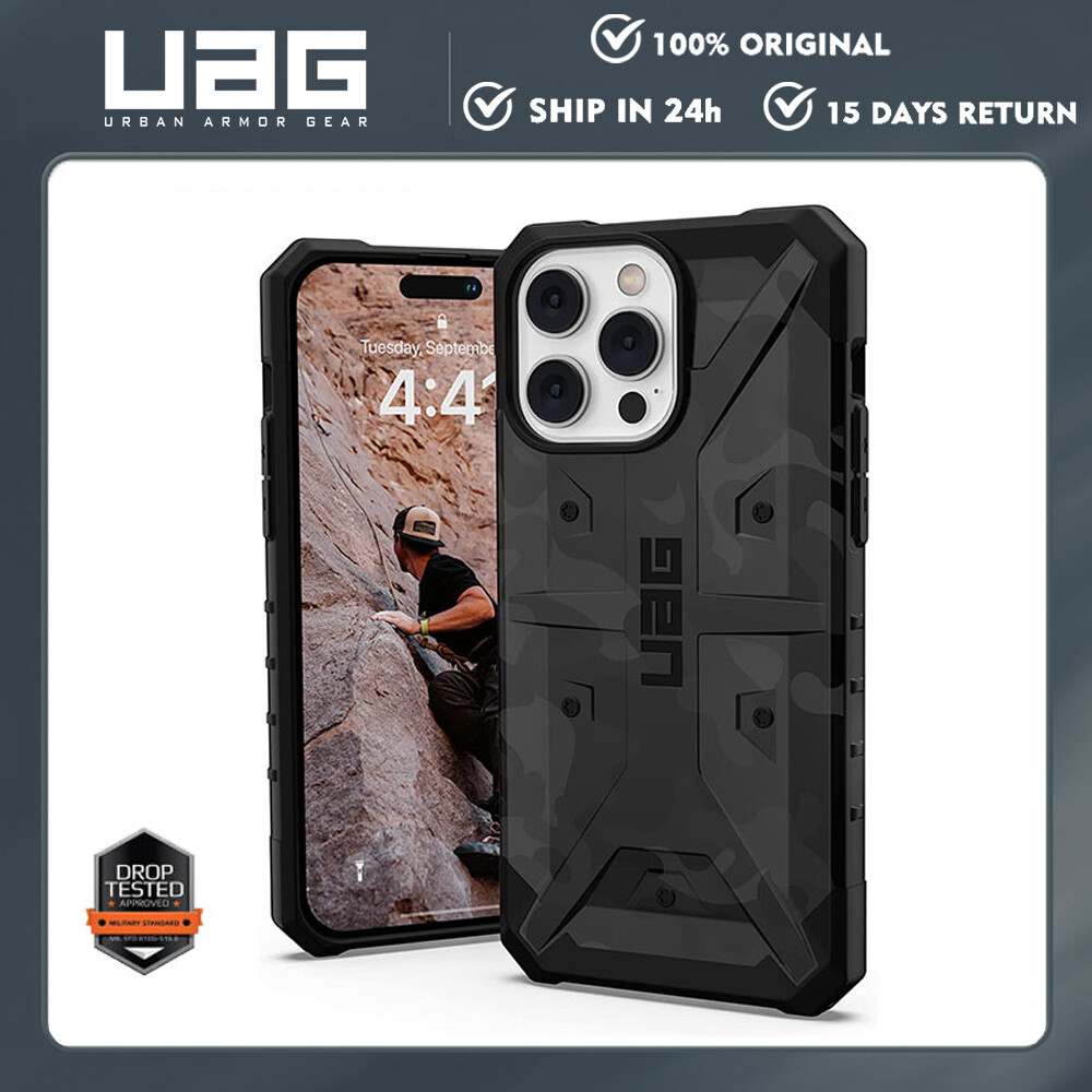 Ốp dòng sản phẩm ngụy trang uag pathfinder cho apple iphone 14 pro max/iphone 13 12 11 pro max/iphone 12 13 mini / iphone xs max / xr / iphone 7 8 plus vỏ điện thoại | chính hãng