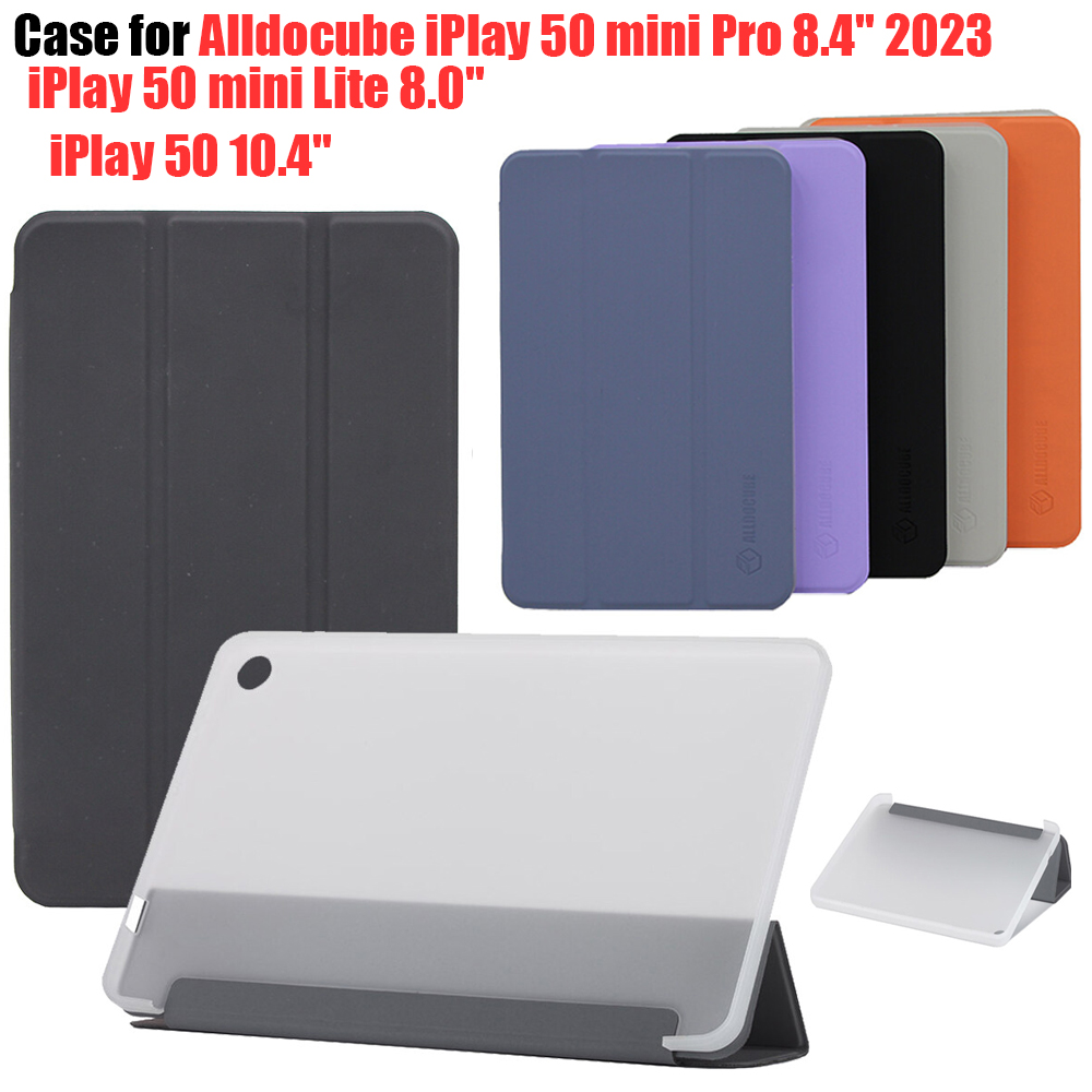 For Alldocube iPlay 50 mini iPlay 50 mini Pro Lite 8.0'' 8.4 10.4 inch 2023 Fashion PU Leather Flap Foldable Stand Case Soft TPU Case iPlay50 iPlay 50 Mini 8.4 inch 10.4 2023