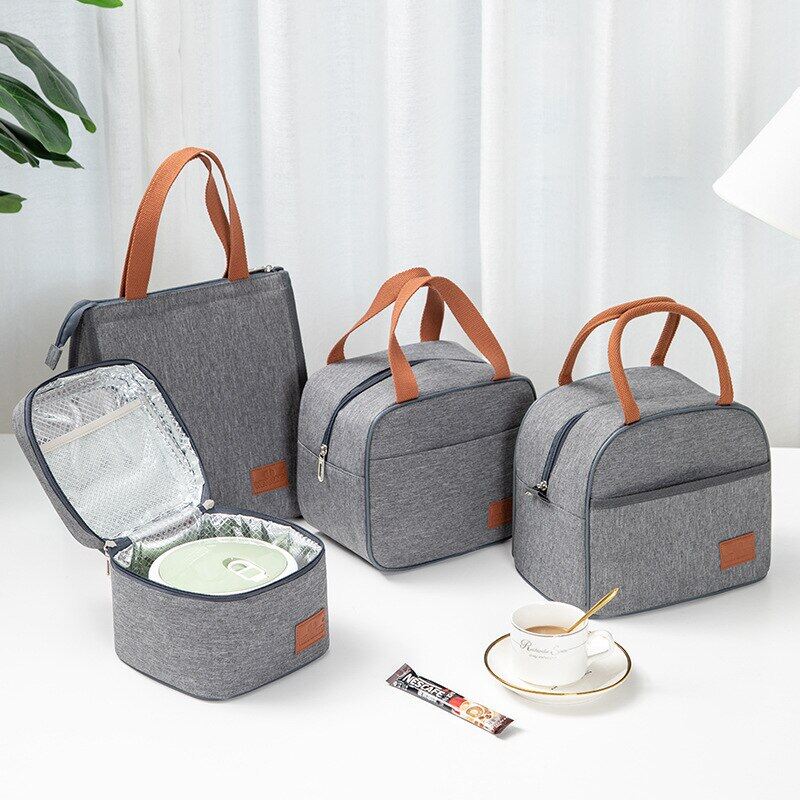 Gambar Portable Lunch Bag Women s Men s Thermal Cooler Rice Keep Fresh Pouch Picnic Food Heat For Work Nurse Kid School Bring Meal Pack