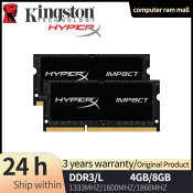 Kingston HyperX Impact Laptop Memory DDR3/3L RAM 4GB-8GB