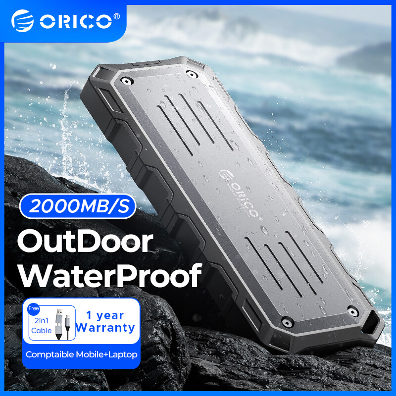 ORICO 20gpbs SSD ngoài 256GB 512GB 1TB 2TB M2 NVME SSD với M.2 bao vây pssd usb3.2 Gen2 * 2 1200tbw
