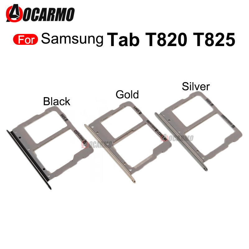 For Samsung Galaxy Tab T820 T825 S3 9.7 Sim Card MicroSD SIM Tray Slot Holder Replacement Parts