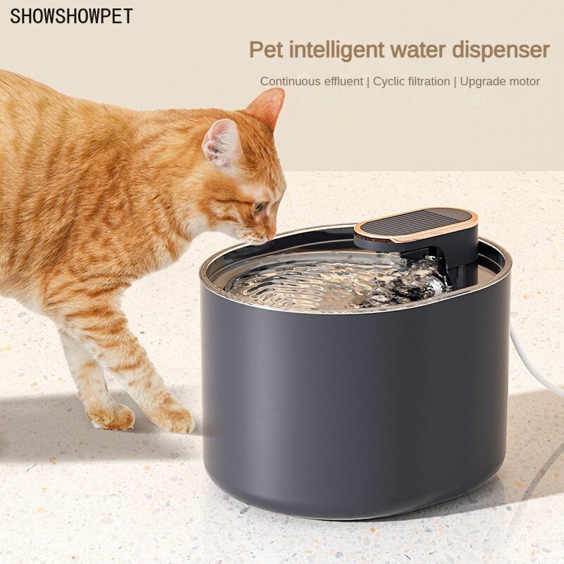 Showshowpet dụng cụ lấy nước cho thú cưng mới thú cưng thông minh dụng cụ lấy nước cho thú cưng tự động lưu thông nước lọc cho mèo và chó