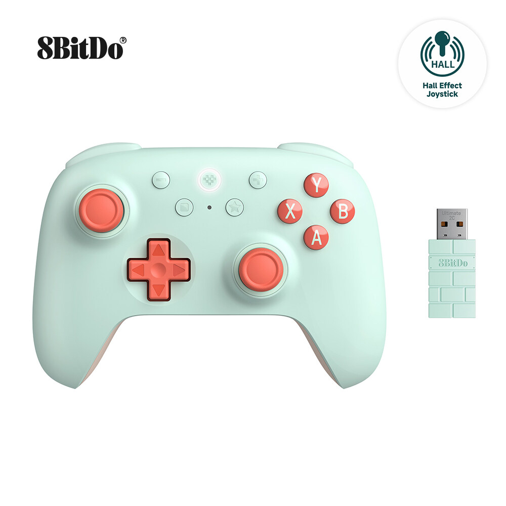 8Bitdo Ultimate 2C Wireless Controller Hall Effect Joystick with Receiver Bluetooth Gamepad For PC S