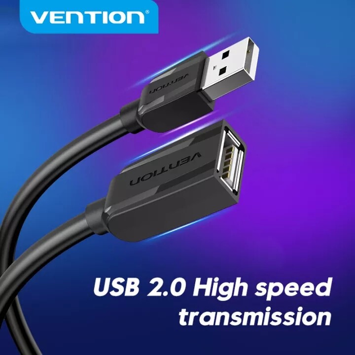Vention Cáp Nối Dài USB3.0 Dây Nối Dài USB2.0 Đầu Đực Sang Đầu Cái Cáp Đồng Bộ Dữ Liệu Mở Rộng USB 3.0 Siêu Tốc Cho Máy Tính PC