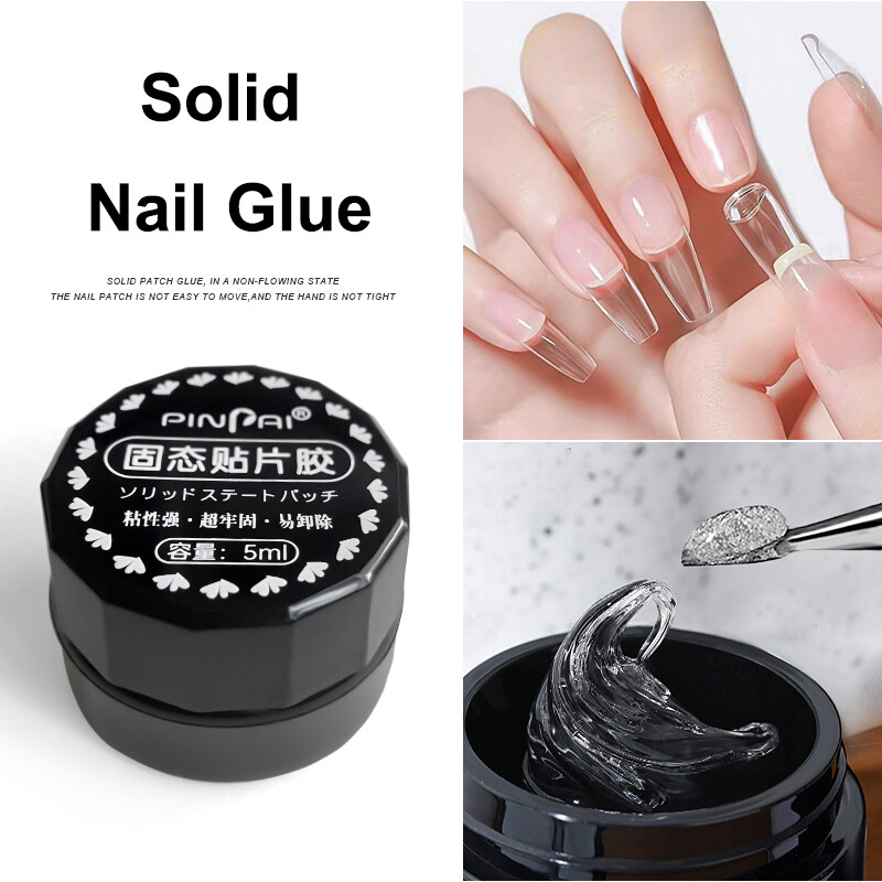 PinPai 5ml Fast Drying Solid Fake Nails Glue Artificial False Nail Tips