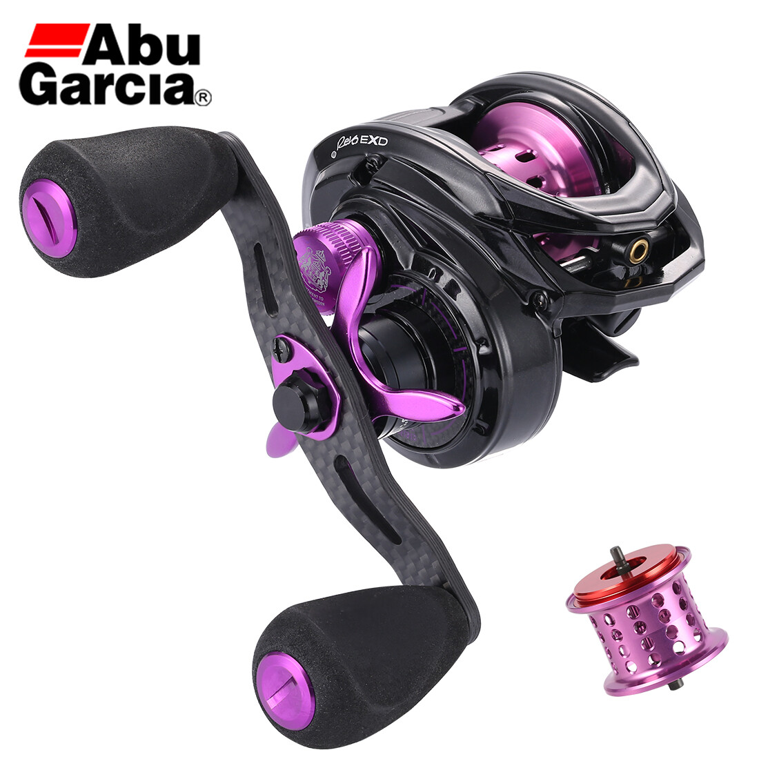 ABU GARCIA REVO4 EXD SHS Baitcasting Fishing Reel Low Profile 8.0:1 Gear C6 Carbon Sideplate with Spare Spool Left Hand Saltwater Fishing Tackle ราคา 5,569 บาท*ส่งฟรี