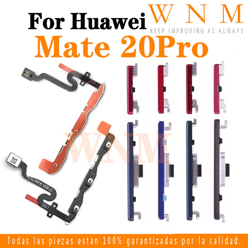 Mới Cho Huawei Mate 20 Pro nút nguồn Flex On/Off nút công tắc phím bên Khối Lượng Lên Xuống Cáp dẻo Điện Thoại Di Động Phần
