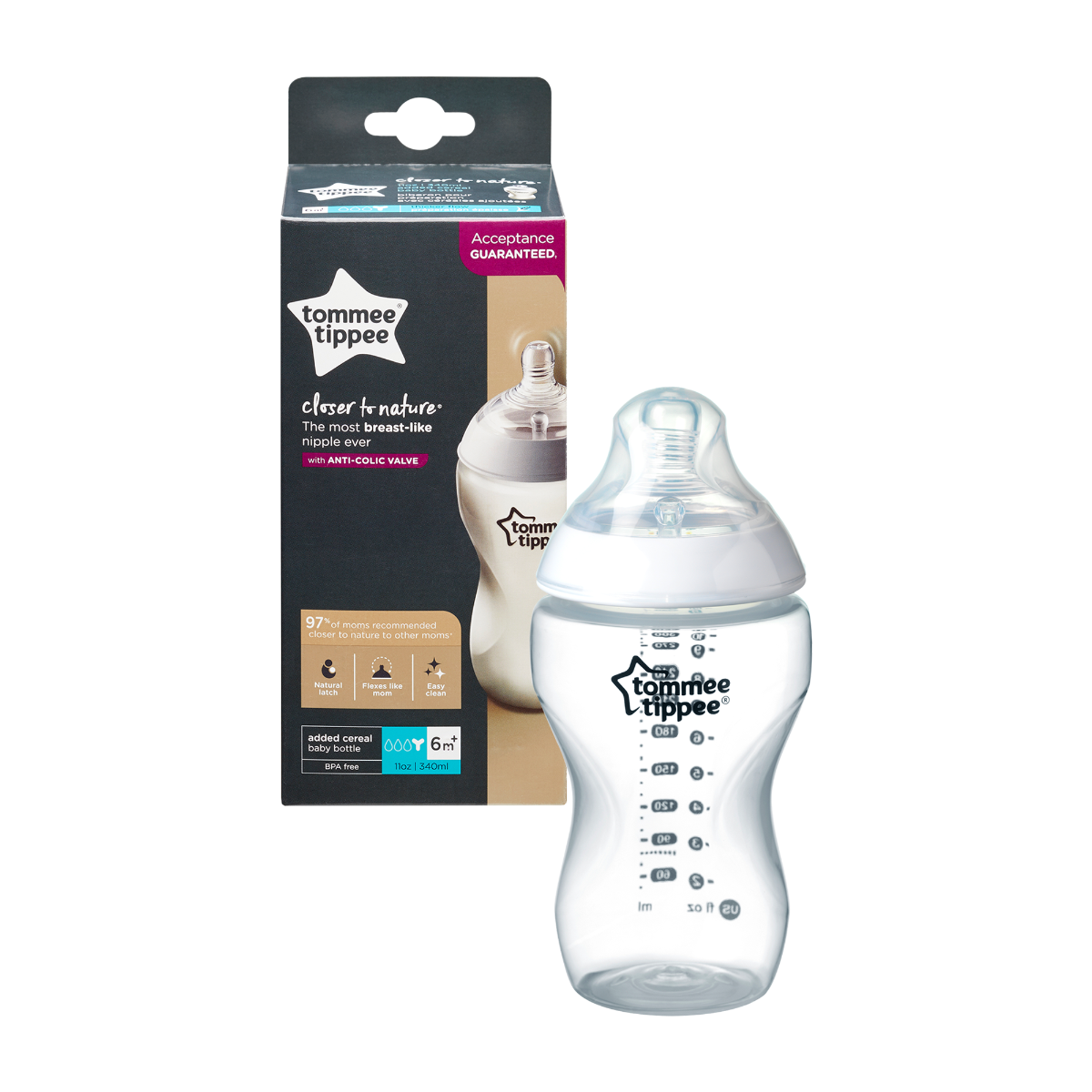 tommee tippee added cereal bottle