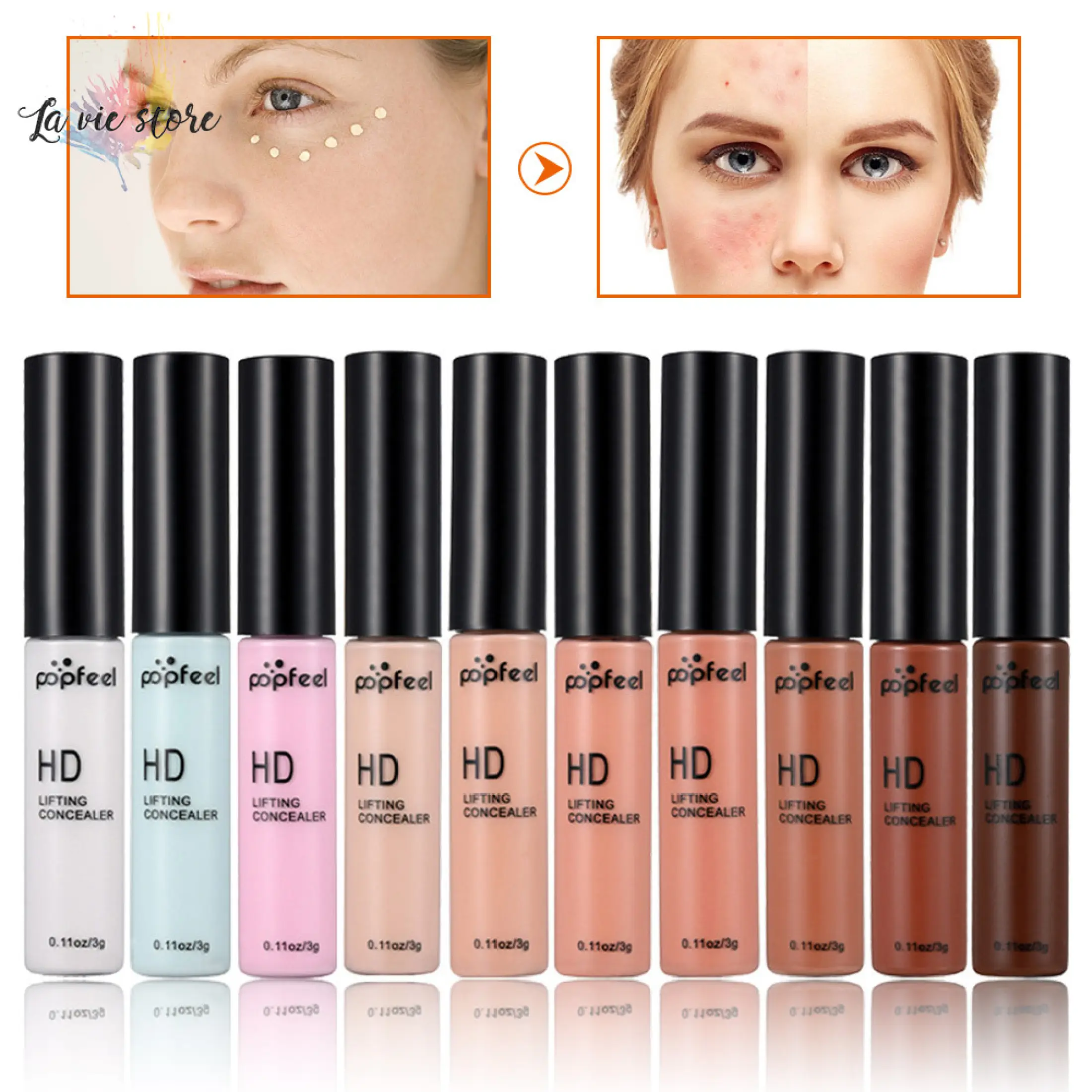 concealer highlighter palette