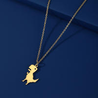 SKYRIM Womens Necklace Mosaic Dinosaur Pendant Elegant Necklace Fashion Jewelry Necklace