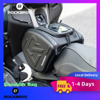 【Local Delivery】ROCKBROS Motor Fuel Tank Bag Hard Sheel Pedal Motorcycle Triangle Pack Bag Big Capacity Stable NMAX XMAX PCX NSS350 Aerox V2 Forza350 Motor Equipment