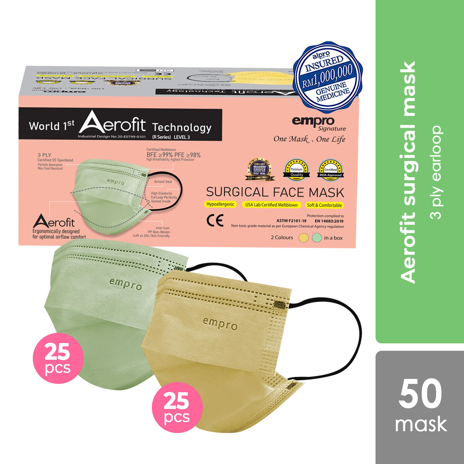 empro aerofit face mask