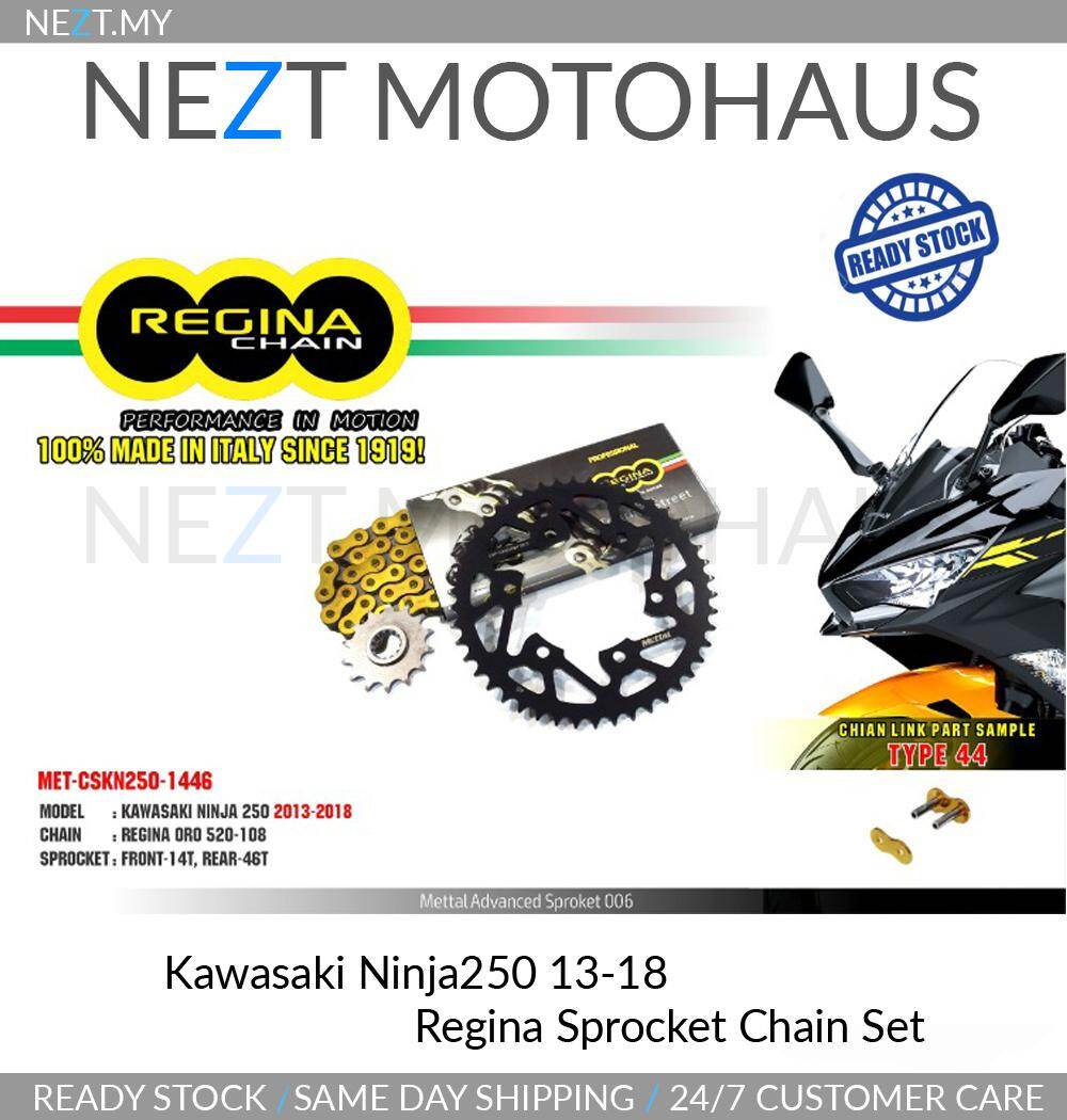 Kawasaki Ninja 250 Regina Sprocket Chain Kit Set High Quality