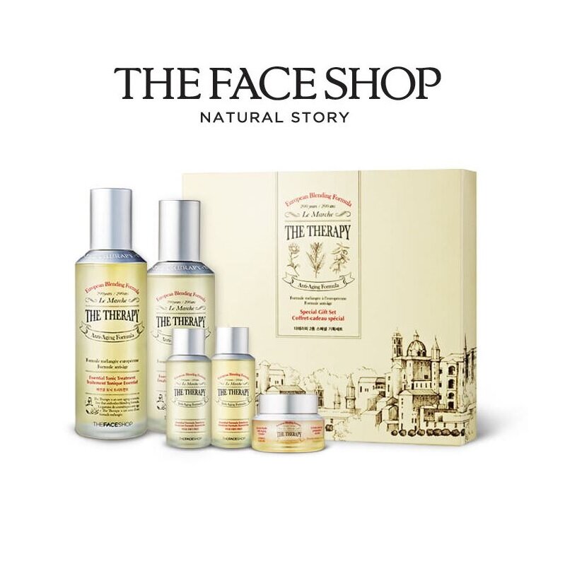 Gambar [THE FACE SHOP] The Therapy Anti Aging Special Gift Set