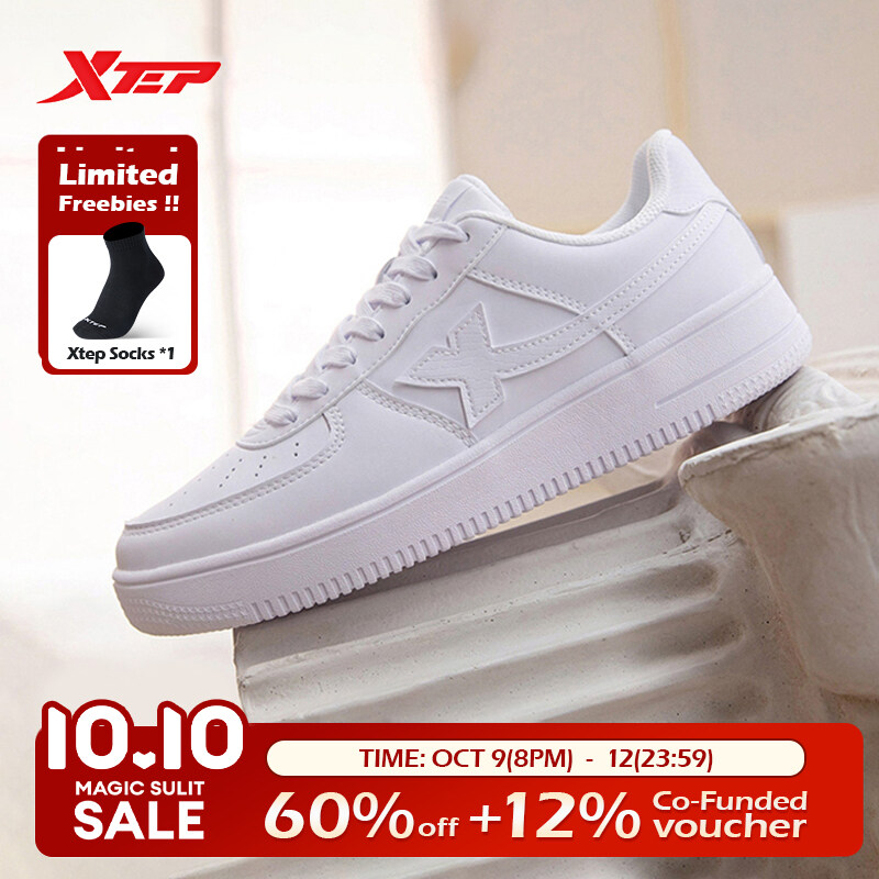 Xtep Giày Trượt Ván Cho Nam Giày Thể Thao Thời Trang Chống Mài Mòn 877119310022