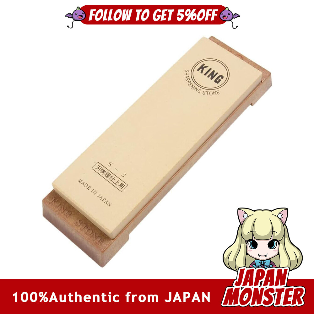 King Whetstone Finishing Stone S 3 Type 185x62x15 Grit: #6000 For final super finishing Japan