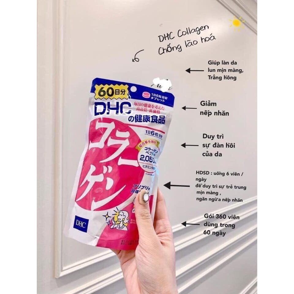 Viên DHC collagen 360v