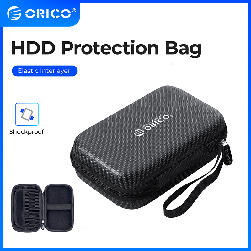 ORICO lưu trữ bên ngoài trường hợp khó khăn hdd ssd túi cho 2.5 ổ cứng USB Bộ sạc cáp tai nghe trường hợp