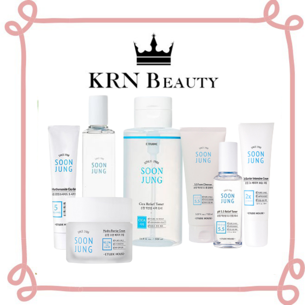 Gambar [Ready Stock] Etude House Soon Jung Toner Cica Balm Barrier Cream Whip Cleanser Barrier Intensive Cream Foam Cleaser