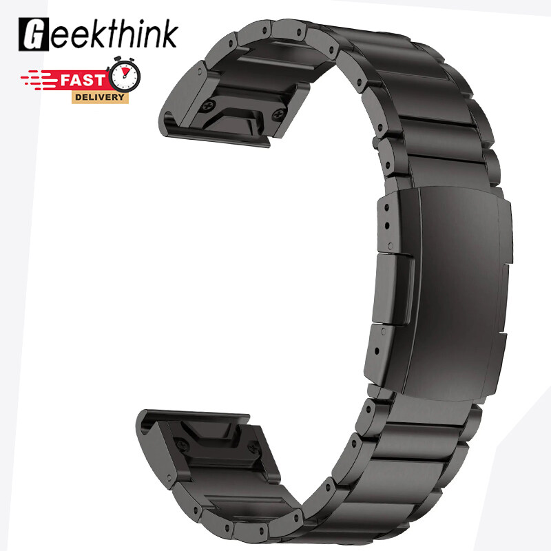 GEEKTHINK 22mm 26mm Titanium Alloy Strap For Garmin Fenix 8/7X 5/5X/5XPlus/6/6X Enduro Metal Wristband Instinct1/2/955 Metal Watch Band ราคา 689 บาท*ส่งฟรี
