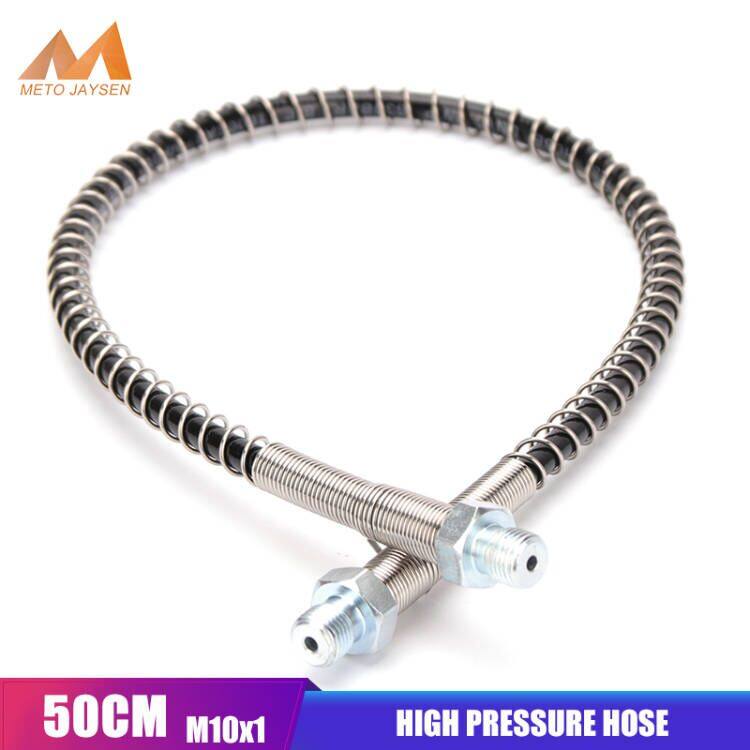 50cm áp lực cao nylon Hose m10x1 chủ đề PCP bơm pneumatics không khí bơm lại với mùa xuân bọc 40mpa
