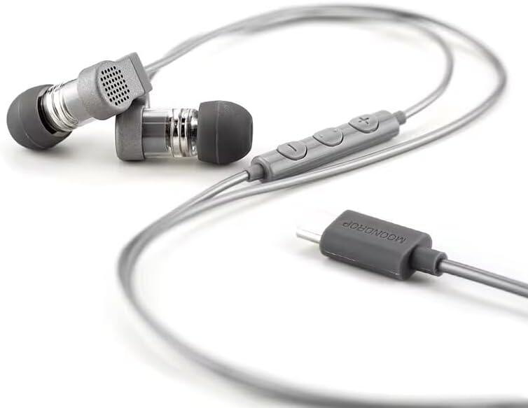 Moondrop Quark 2 in-Ear Headphone USB-C LCP Dome Composite Flexible Suspension Dynamic-Driver Diaphragm ราคา 417 บาท*ส่งฟรี