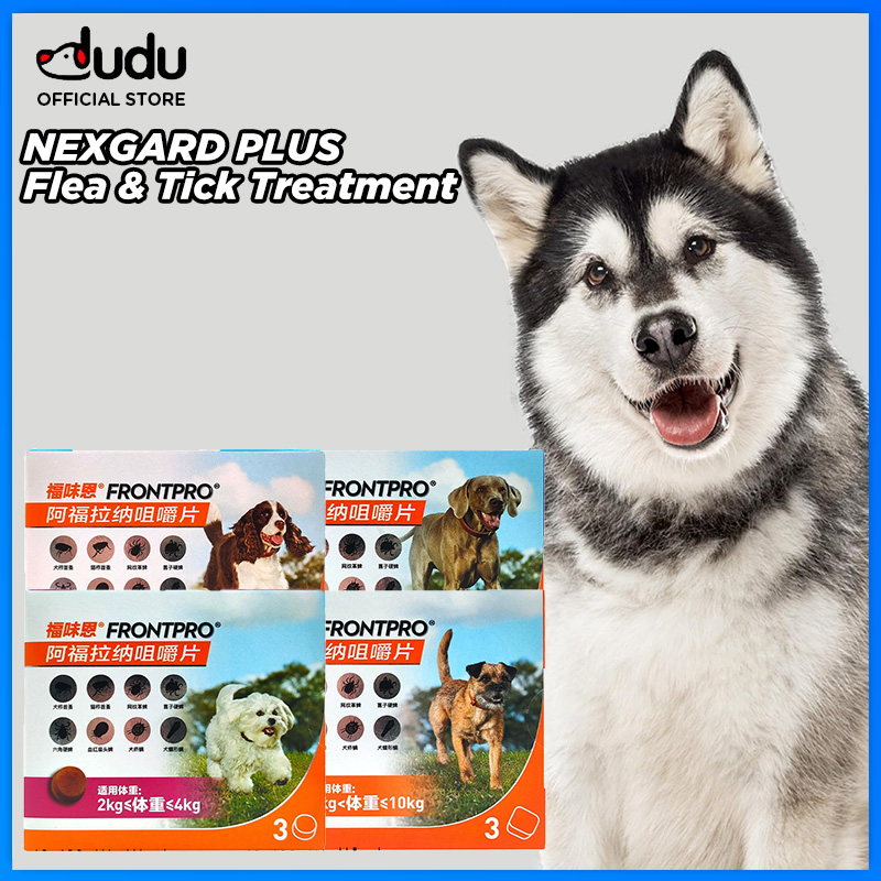 Frontpro Pet deworming nhai máy tính bảng Dog deworming thuốc điều trị bằng miệng cho chó cỡ trung bình để kiểm soát ký sinh trùng bên ngoài