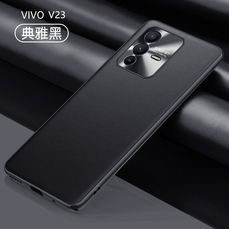 ốp lưng VIVO V23 5G Ốp Cho Vivo V23 5G 【Bao Da + Bảo Vệ Ống Kính Hợp Kim Nhôm + Ốp Điện Thoại Bảo Vệ Bên Trong Mềm