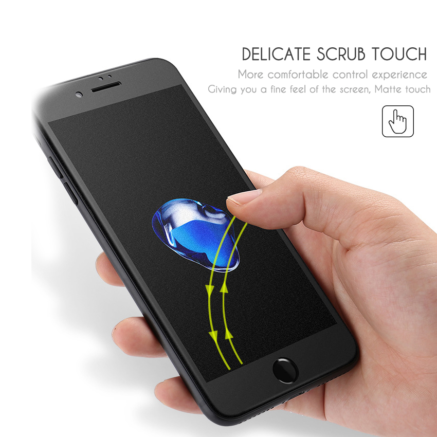 6d Full Glue Anti Fingerprint Matte Tempered Glass For Apple Iphone Se 5 5s 6 6s 6plus 6splus 7 7plus 8 8plus X Xs Xs Max 11 11 Pro 11 Pro Max 12 12 Pro 12 Pro Max 12 Mini Screen Protector Premium Frosted Glass Buy Online At Best