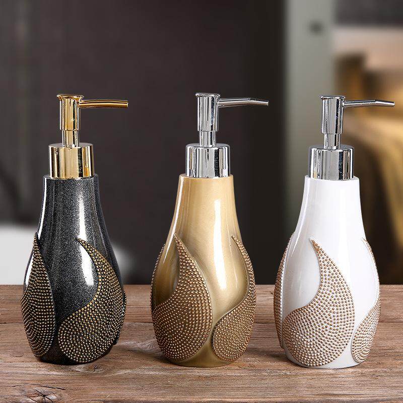 Creative Pump Liquid Soap Dispenser Luxury Brand Bathroom Kitchen Sink Hand Soap Dispenser Shower Gel Pump Lotion Bottle