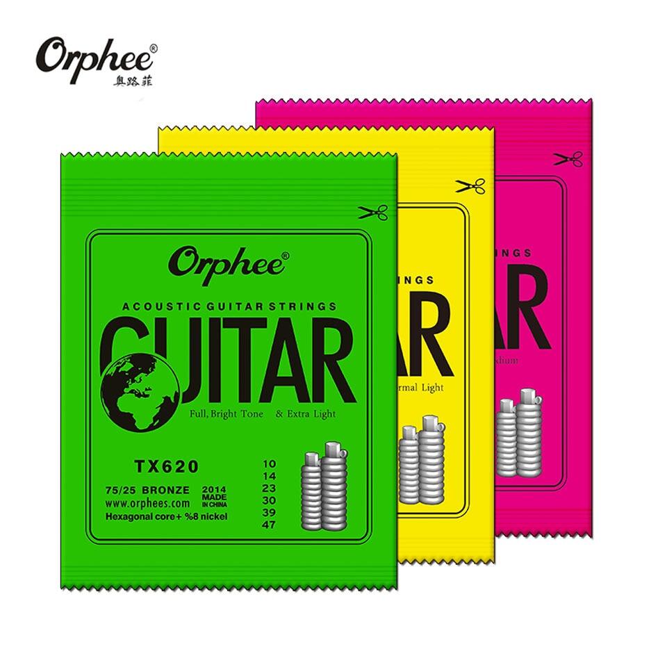 Orphee-Hot-Sell-1-SET-ACOUSTIC-Guitar-St-Hexagonal-core-8-nickel-FULL-Bronze-Bright-tone(3)