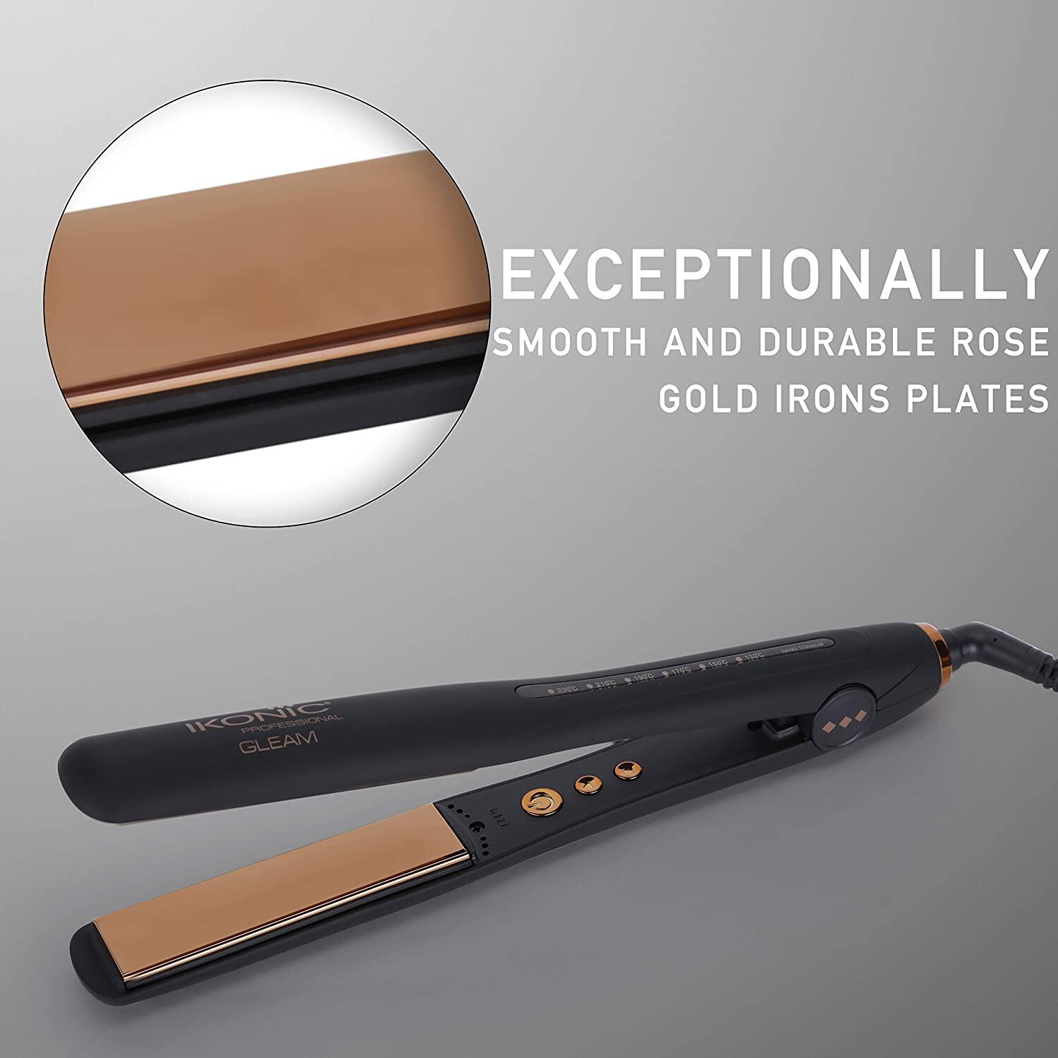 Ikonic Gleam Rose Gold Hair Straightener: Buy Online at Best Prices in  Nepal 