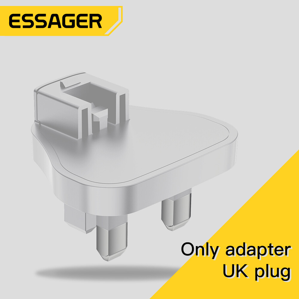 Bộ Chuyển Đổi Phích Cắm Cho Essager Bộ Sạc USB Type C GaN 65W