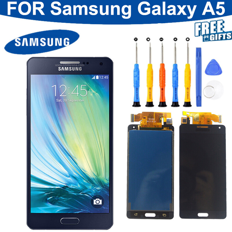 Màn hình lcd cho samsung galaxy a5 2015 a500fu a500 a500f a500m hiển thị số hóa thay thế màn hình cảm ứng