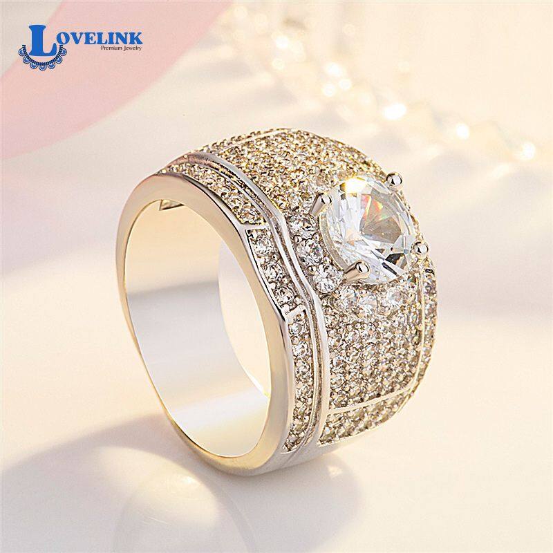 Mens big sale diamond rings