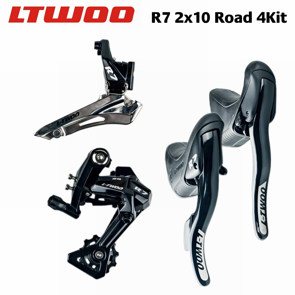 Phanh số tốc độ ltwoo r7 2x10, cùi đề trước và cùi đề sau, cho xe đạp đường trường