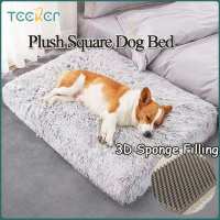 Teeker Pet giường ngủ mềm mại cho chó Cho Cũi Máy Có Thể Giặt Sang Trọng Vuông Thảm chó Không-Trượt đệm cho mèo Ấm Pet Thảm ngủ Cho Lớn chó nhỏ vừa