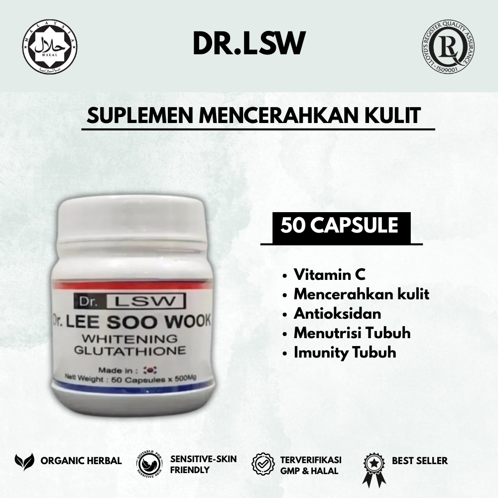 Dr Lsw Whitening Glutathione Original - Fast Body Whitening Capsules &  Collagen Supplement | Lazada Malaysia